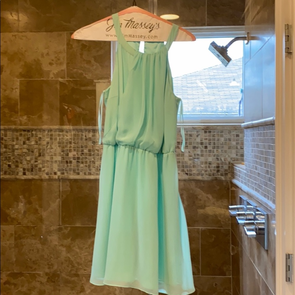 Gianni Bini green flowing dress